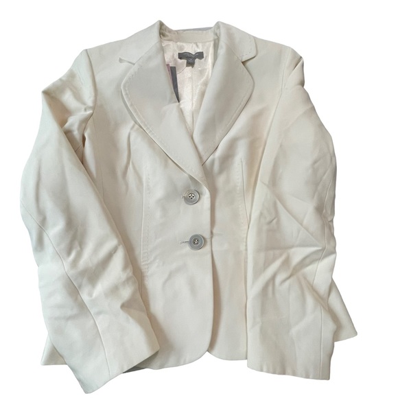Ann Taylor Women Silk Coat Size 2P - Picture 12 of 14